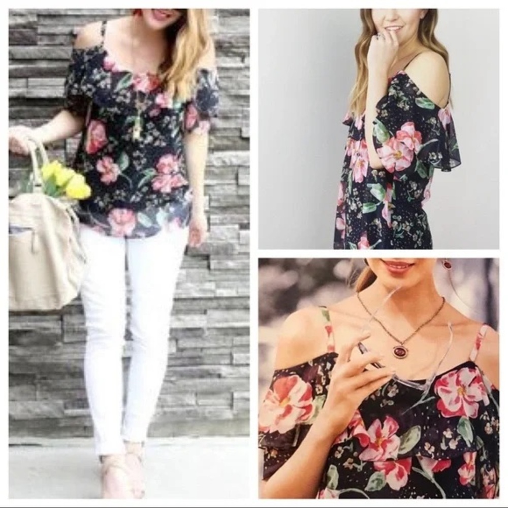 CABI Floral Top